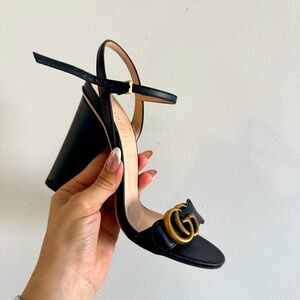 Gucci Leather Sandals in Black - Size 36